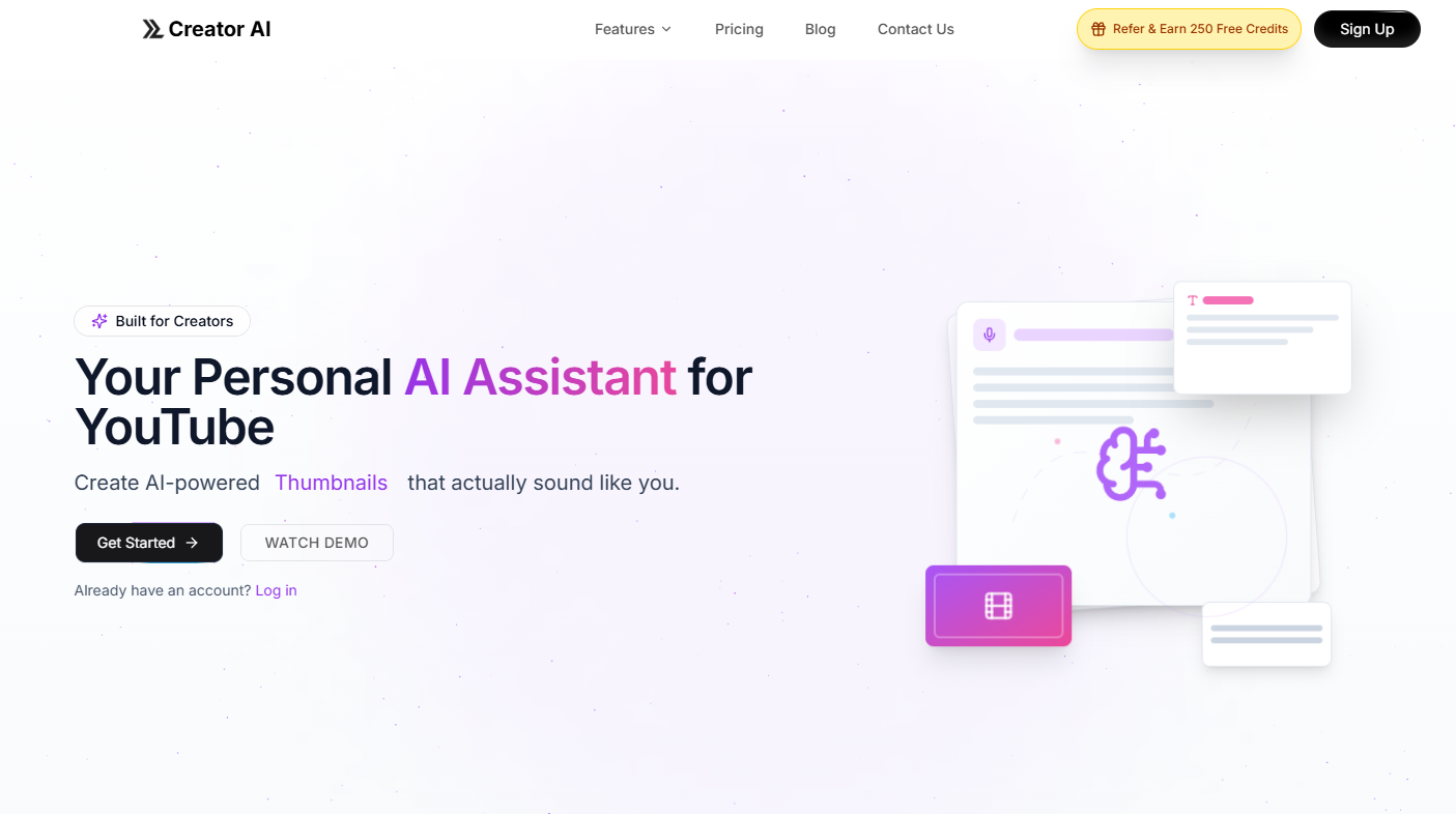 Managing multiple client channels to scale youtube content production in Creator AI